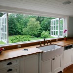 Zložljiva okna v kuhinji