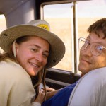 Bill in Melinda Gates
