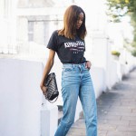 Vintage majica + odrezane džinske