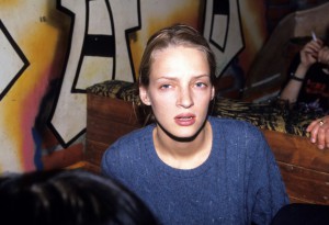 Uma Thurman na zabavi Search and Destroy v Z Baru, 1994.