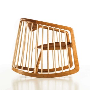 Top 10 modernih gugalnikov, ki so videti odlično v vsakem prostoru: Harper Rocking Chair by Noé Duchaufour-Lawrance for Bernhardt Design