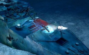 Razbitine Titanika 4000 metrov pod vodo