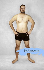 Idealno moško telo na Indoneziji
