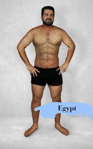 Idealno moško telo v Egiptu