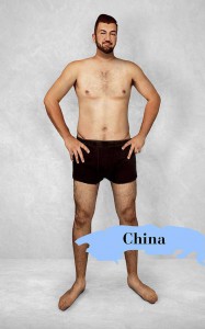 Idealno moško telo na Kitajskem