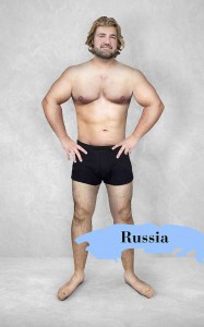 Idealno moško telo v Rusiji