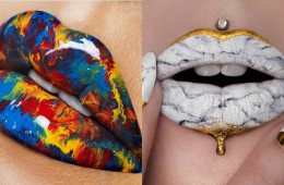 Lepotni trendi 2017: marmorne ustnice, ustnice kot iz marmorja