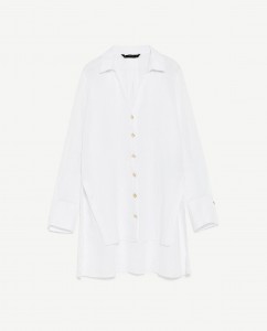 Zara, ohlapna bela bluza