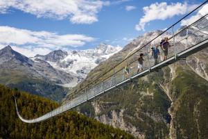 Charles Kuonen: najdaljši viseči most na svetu (Švica)