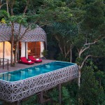 ‘Pleteno gnezdo’ z bazenom na Tajskem