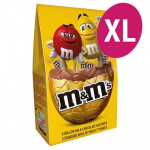 M&M Peanut Luxury Easter Egg and Chocolate